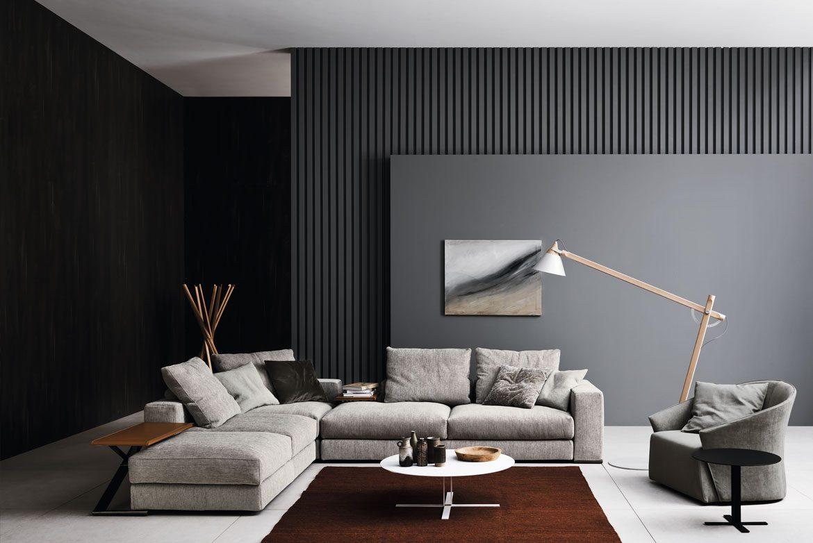 modernistyczny salon z lamp&aogon;